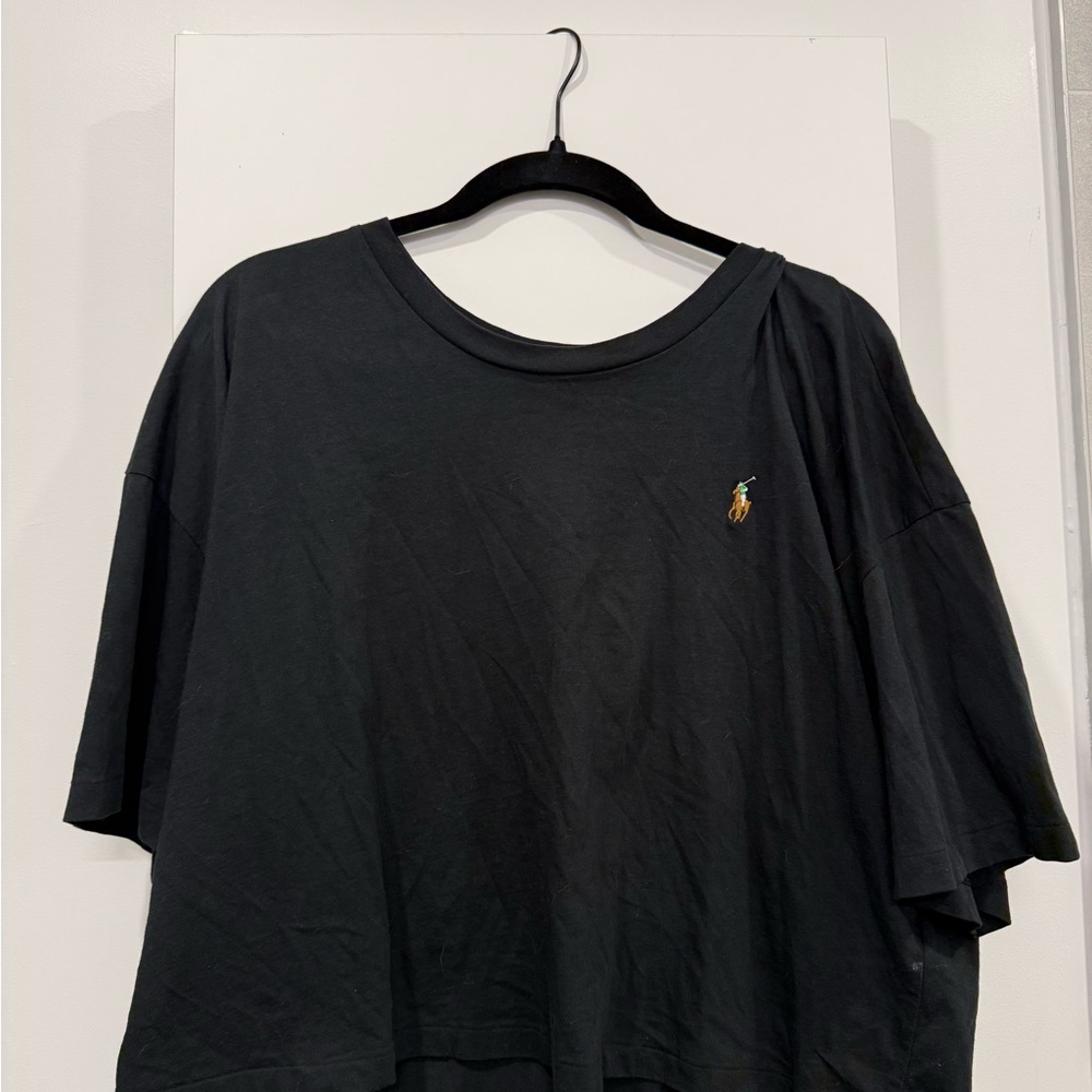Polo by Ralph Lauren Cropped Black Tee